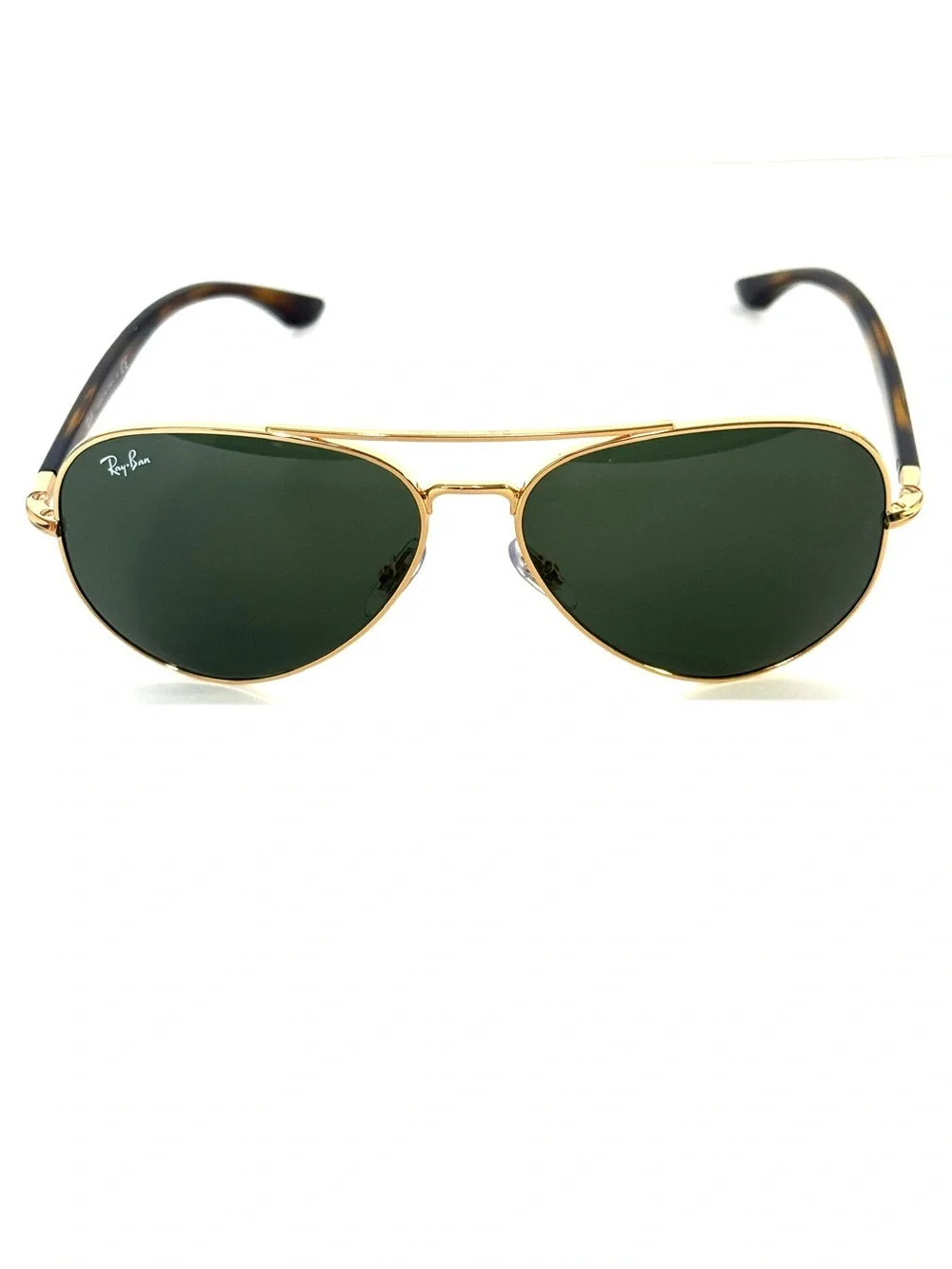 RAY BAN RB 3675 Sunglasses NEW Arista Gold / Green Made in Italy